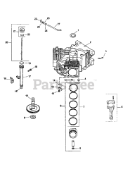 MTD MMZ-2560 - MTD Pro Zero-Turn Mower Kohler Engine Crankcase