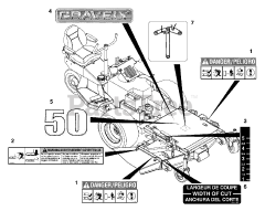 Gravely 890014 - Gravely 72" Deck for Pro-Master 310 Mower (SN: 000501 & Above)