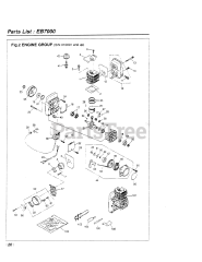 RedMax EB 7000 - RedMax Backpack Blower (SN: 010001 - 100100) (2000-05)