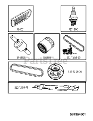 Jonsered LT 2317 A (960410375-00) - Jonsered Lawn Tractor (2014-06)