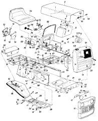 MTD 50690 (136-698-382) - MTD Lawn Tractor (1986) (Greenbrier) Parts