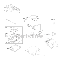 Briggs & Stratton 207432-0144-E9 - Briggs & Stratton Horizontal Engine Controls, Governor Spring