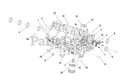 Briggs & Stratton 076131-03 - Briggs & Stratton 35kW Liquid Cooled Home Standby Generator Engine Service Parts - Cylinder Block