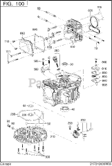 Subaru Robin EA190V50010 (EA190V) - Subaru Robin Engine 100 Crankcase
