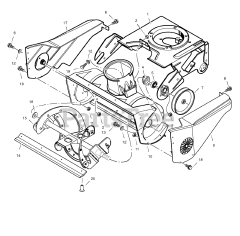 Briggs & Stratton 18-2816-48 (6210700x112N) - Briggs & Stratton Hurricane HN421 21" Snow Thrower (2007)