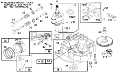 Briggs & Stratton 257707-0149-01 - Briggs & Stratton Vertical Engine Piston Grp, Sump, Cam, Crank
