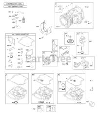 Briggs & Stratton 31P677-0130-E2 - Briggs & Stratton Vertical Engine Camshaft, Crankshaft, Cylinder, Engine Sump, Gasket Set-Engine, Lubrication, Operator's Manual, Piston, Rings, Connecting Rod, War