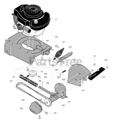 Murray EV3850x4B - Murray Edger (2004) Engine Mount