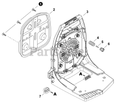 Echo PB-5810 H - Echo Backpack Blower (SN: P63215001001 - P63215999999) Backpack Frame