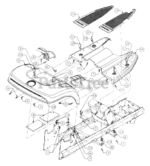 Cub Cadet 2135 (13A-214F100) - Cub Cadet Garden Tractor (SN: 326006 & Above) Fender And Running Board