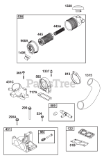 Briggs & Stratton 613477-0266-J1 - Briggs & Stratton Horizontal Engine