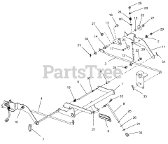 Gravely 915200 (ZT XL 52) - Gravely 52" Zero-Turn Mower, 25hp Kohler Twin Pro (SN: 075000 - 079999) Parking Brake
