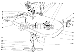Toro 57111 - Toro 32" Lawn Tractor (SN: 001000001 - 001999999) (1971)