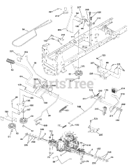 Snapper ST 1842 (2691183-00) - Snapper 42" Lawn Tractor, 18.5hp