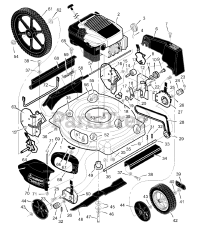 Murray 20646x8A - Murray 20" Walk-Behind Mower (1999) Mower Housing Assembly