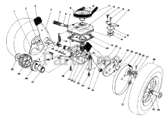 Toro 16775 - Toro Walk-Behind Mower (SN: 009000001 - 009999999) (1989) Gear Case Assembly