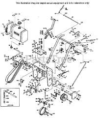 Scag SW-13KH - Scag Walk-Behind Mower, 13hp Kohler (SN: 1001 - 1400) HANDLE ASSEMBLY