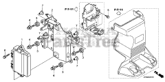 Honda BF175 AK1 XA (BAJJ) - Honda Marine Engine, Made in Japan (SN: BAJJ-1300001 - BAJJ-9999999) ELECTRONIC CONTROL UNIT