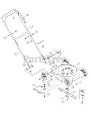 Columbia 11A-020B597 - Columbia 20" Walk-Behind Mower (2008) General Assembly