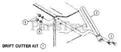 Snapper 7082099 - Snapper 30" RER Snow Thrower Attachment Drift Cutter Kit