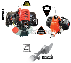 Echo PPT-2620 H - Echo Pole Saw (SN: E60515001001 - E60515999999)