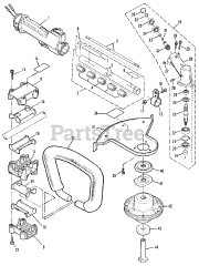 Snapper 245 SSTBC (86248) - Snapper String Trimmer Trimmer Assembly