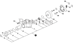 Echo SRM-4300 R - Echo Brush Cutter (SN: S51220001001 - S51220999999)