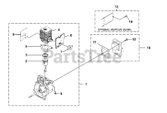 Homelite F 2040 (UT-20791) - Homelite String Trimmer Engine Internal