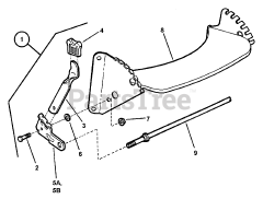 Snapper EFRP 216516TV (7084422) - Snapper 21" Walk-Behind Mower, 6.5hp Front Wheel Bracket
