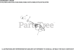 Kohler ECH730-3001 - Kohler Command PRO EFI Engine, Basic Version, 25hp, 18.61kW Crankshaft 1-24-46 CH18-750