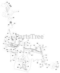 Murray MS 18542 (96044000800) - Murray 42" Lawn Tractor (2013)
