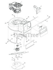 Scag SFC21-7CV - Scag 21" Walk-Behind Mower, 224cc Kohler (SN: W2400001 - W2499999)