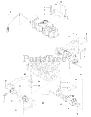 Exmark LZS88CDYM724W0 - Exmark 72" Lazer Z Diesel Zero-Turn Mower, Yanmar 3TNV88C (SN: 402082300 - 404314158) (2018)