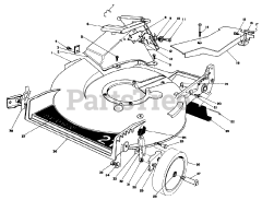 Toro 59108 - Toro Side-Discharge Chute for 21" Cast-Deck Recycler II