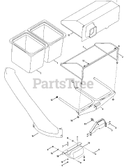 Cub Cadet 19A30014 (19A30014OEM) - Cub Cadet 30" Twin Rear Bagger (2015) att3 General Assembly