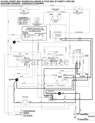 Snapper Pro S 200XT (5901021.1) - Snapper Pro S200XT Series 61" Zero-Turn Mower, 26hp Kawasaki (SN: 2016950123 & Above) Electrical Schematic - PTO Clutch Circuit - Kawi FX S/N: 2016950123 &amp; Above