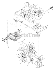 Yard Machines 14AS825H062 - Yard Machines Garden Tractor (2002) (Lowes)
