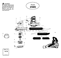 Weed Eater 2595 - Weed Eater Blower, Electric