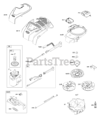 Briggs & Stratton 103M02-0067-H1 - Briggs & Stratton Vertical Engine Armature, Controls, Electrical System, In-Start, Starter Motor, Flywheel