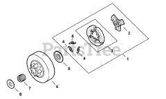 Shindaiwa 326 T - Shindaiwa Chainsaw Clutch