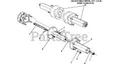 BCS America Extension - BCS America Adjustable Wheel Extensions (1994 & Before) Adjustable Wheel Extensions