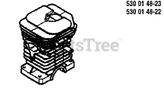 Husqvarna 41 - Husqvarna Chainsaw (1994-05) Cylinder (S/N H36 326 0974/H41 336 0001)