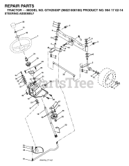 Brands GTH 250 XP (960210001-00) - Husqvarna Garden Tractor (2005-01)