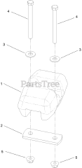 Toro 138-6866 - Toro Weight Kit for ProLine Commercial Mower