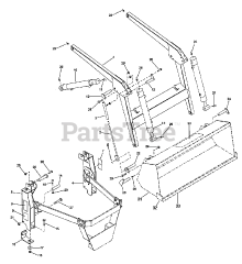 Simplicity 1692932 - Simplicity Front End Loader Loader, Front End - Main Frame
