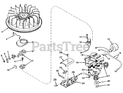 Toro 51060 - Toro 25" Big Red Lawn Tractor (SN: 100001 - 199999) (1971)
