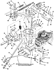 Toro 32-16BE01 (216-H) - Toro Lawn Tractor (1990)
