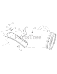 Cub Cadet 119 (19A-119-100) - Cub Cadet Grass Catcher Chute Assembly