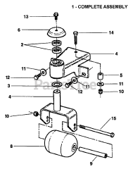 Snapper ZF 7302M (7084605) - Snapper 73" Mower Deck Assembly