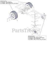 Gravely 915289 (ZT 42) - Gravely 42" Zero-Turn Mower, 18hp Kawasaki FR (SN: 000101 & Above)